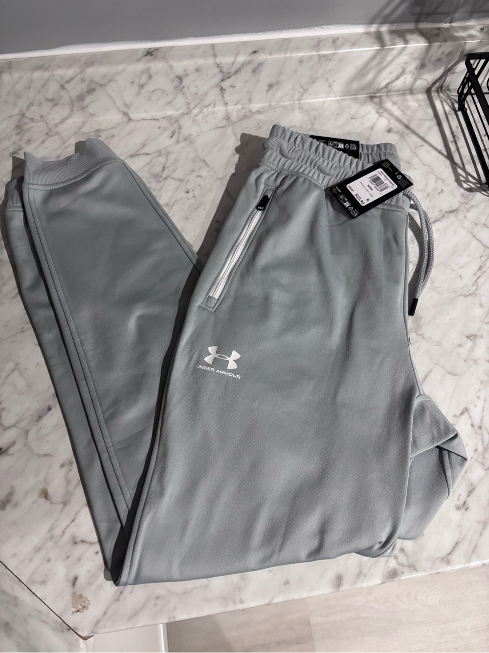 Under Armour Light Gray Performance Joggers
